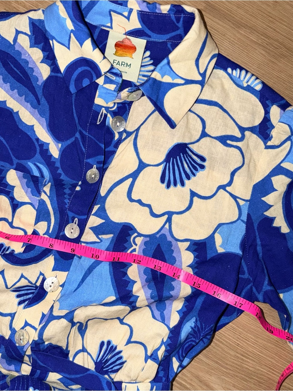 Farm Rio Tropical Groove Romper 💙 - Picture 7 of 10